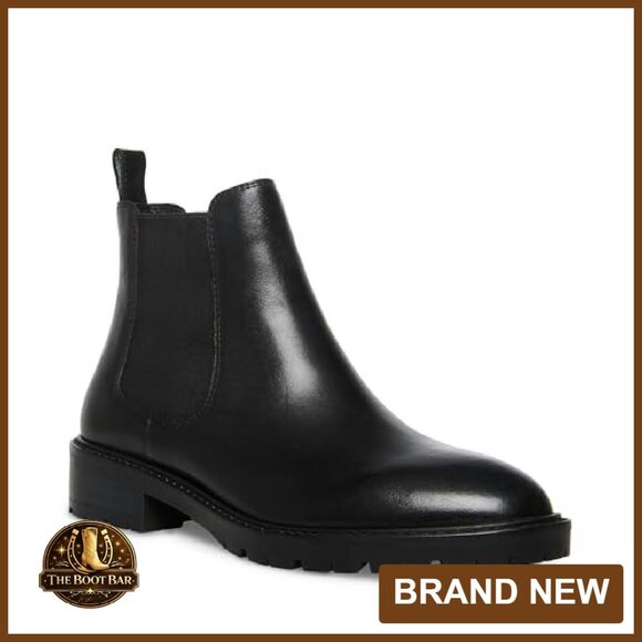 Low Chelsea Ankle Boots 1.25 Inch Heel Suede Leather - Picture 2 of 8